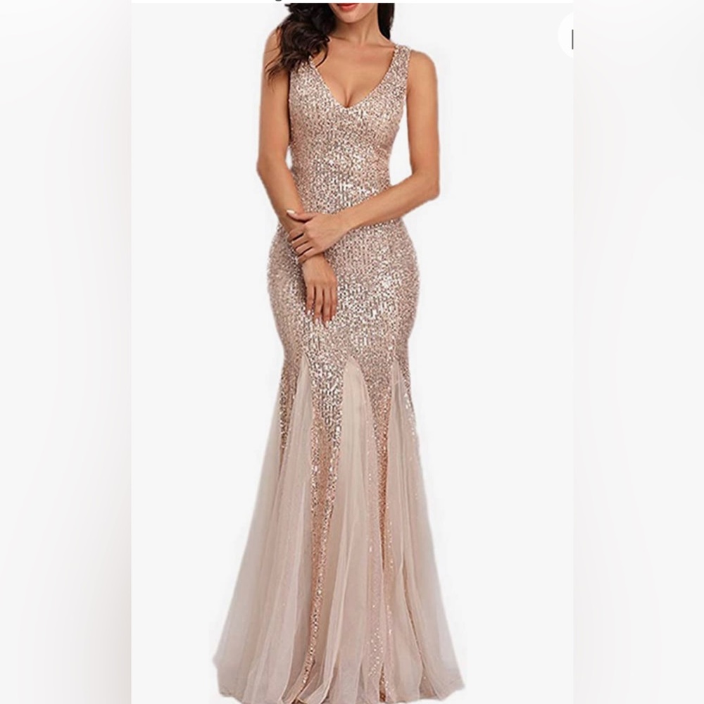 Blush pink prom toulle